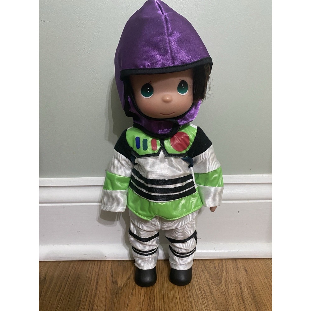 Disney Pixar Precious Moments Buzz‎ Lightyear Toy Story Doll 13.5" Brown Hair
